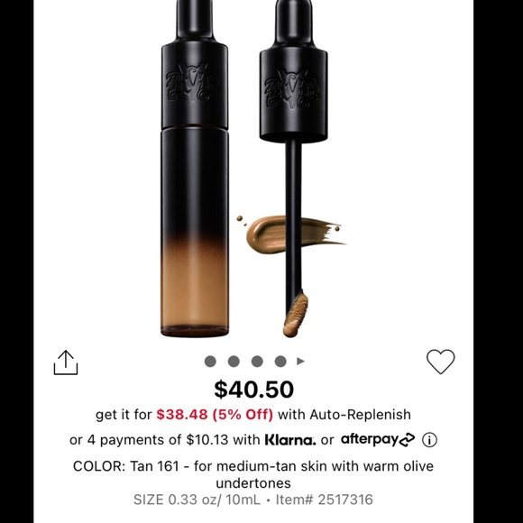 NEW! KVD GOOD APPLE Lightweight Full coverage Concealer - Picture 4 of 6